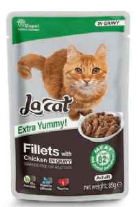 LaCat לה קט פאוצ' נתחוני עם עוף ברוטב 85ג'