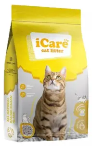ICARE חול מתגבש לחתולים בניחוח טאלק 25 ליטר