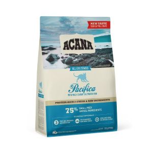 Acana אקאנה פסיפיקה מזון יבש לחתולים מכל הסוגים ובכל הגילאים מבשר דגים 1.8 ק"ג