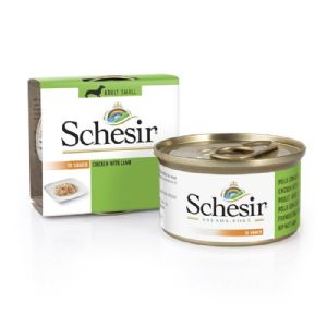 Schesir שזיר מעדן לכלב עוף עם כבש 85 גר'