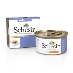 Schesir שזיר מעדן לכלב טונה עם אפונה 85 גר'