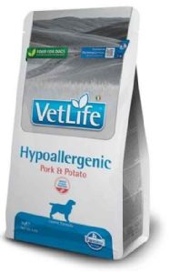Vetlife וטלייף היפואלרגני חזיר -תפו"א כלב 2 ק"ג